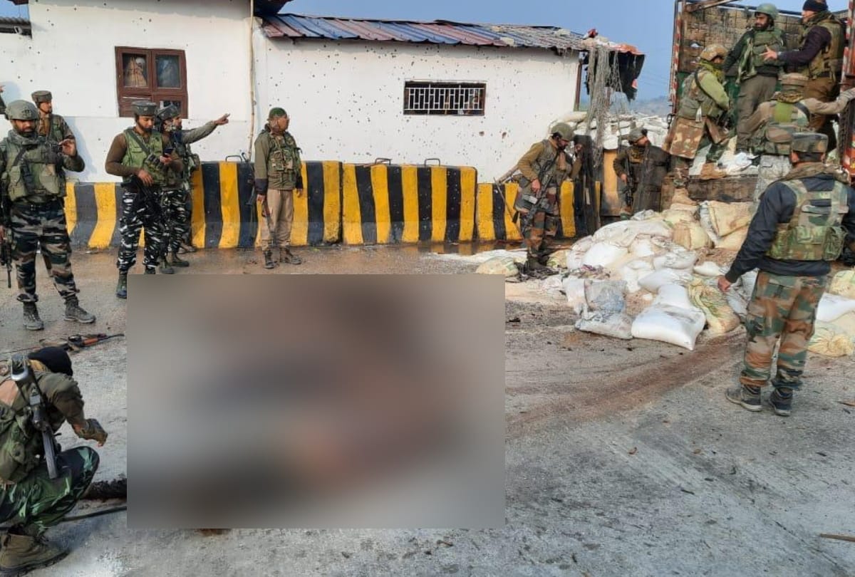 Encounter In Nagrota Jammu 180-minute operation 4 terrorists killed see photos