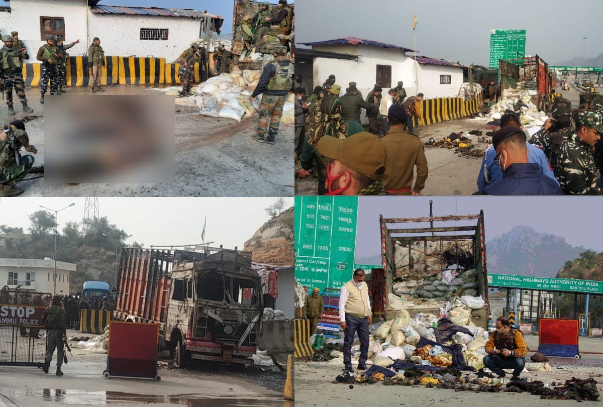 Nagrota Encounter Terrorists were going to Kashmir hiding in truck