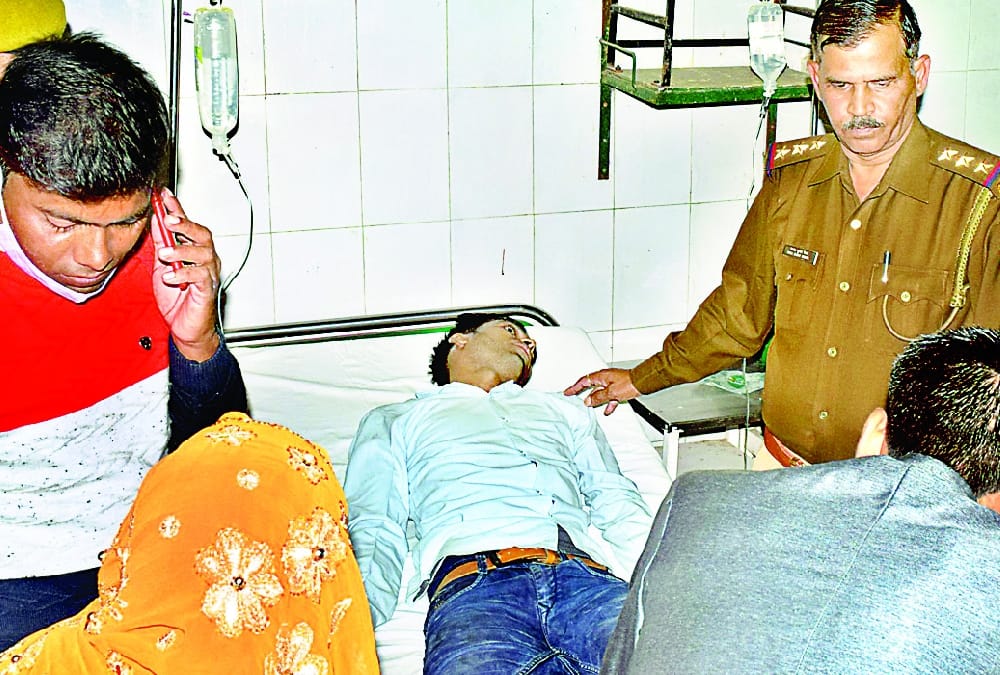 A man consumed poison in hargaon Thana kshetra in Sitapur.