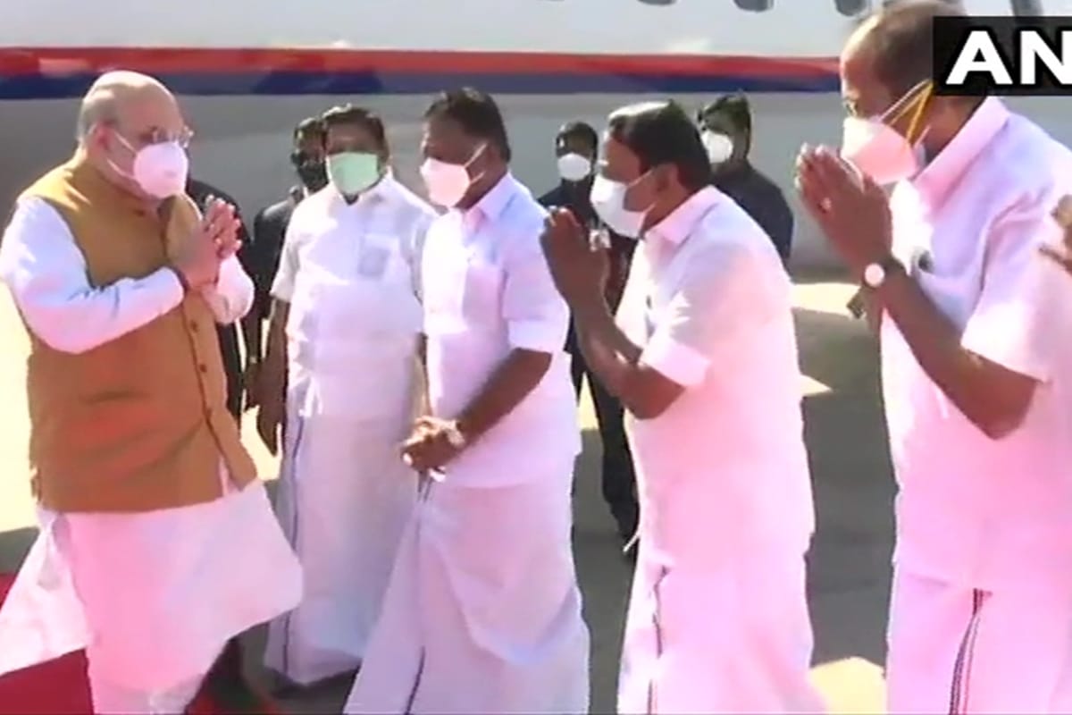 amit shah will land in chennai for his two day visit to tamil nadu today will inaugurate various developmental projects