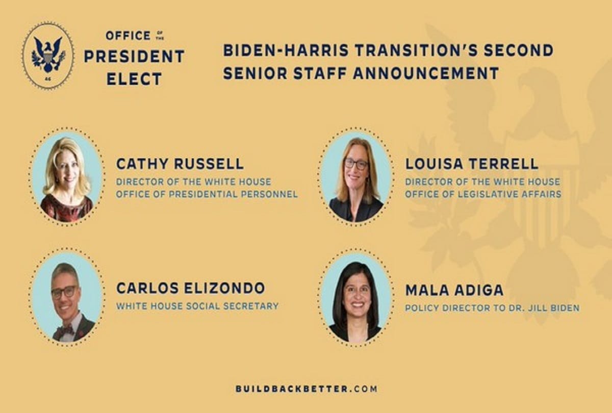 Indian American Mala Adiga appointed as Jill Bidens policy director