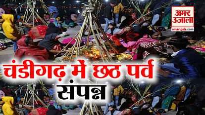 Chhath Puja 2020 done In Chandigarh