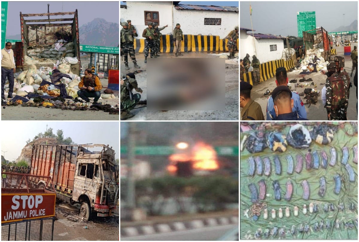 Nagrota Encounter Terrorists were going to Kashmir hiding in truck