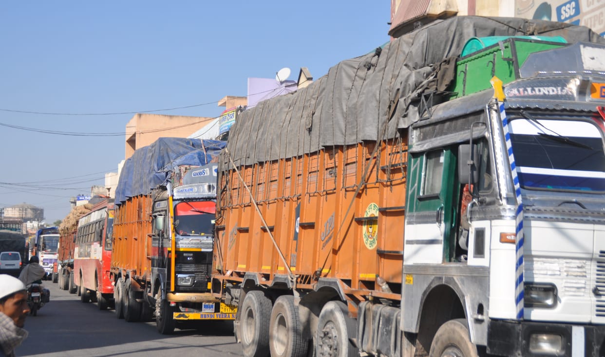 There was a jam on the Meerut-Karnal highway