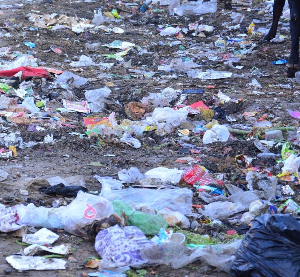Dumping ground turned into litter mountain