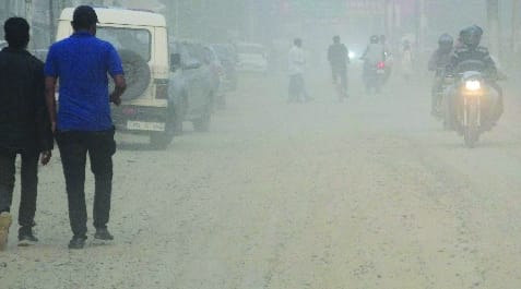 AQI: Erode-carved roads make pollution level dangerous in five daysAQI: Erode-carved roads make pollution level dangerous in five days
