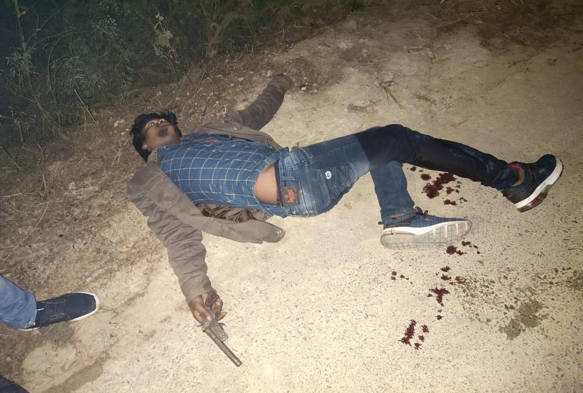 Encounter between police and miscreants in Lucknow of uttar pradesh