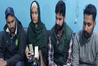 तरनतारन में कामरेड बलविंदर सिंह का परिवार।