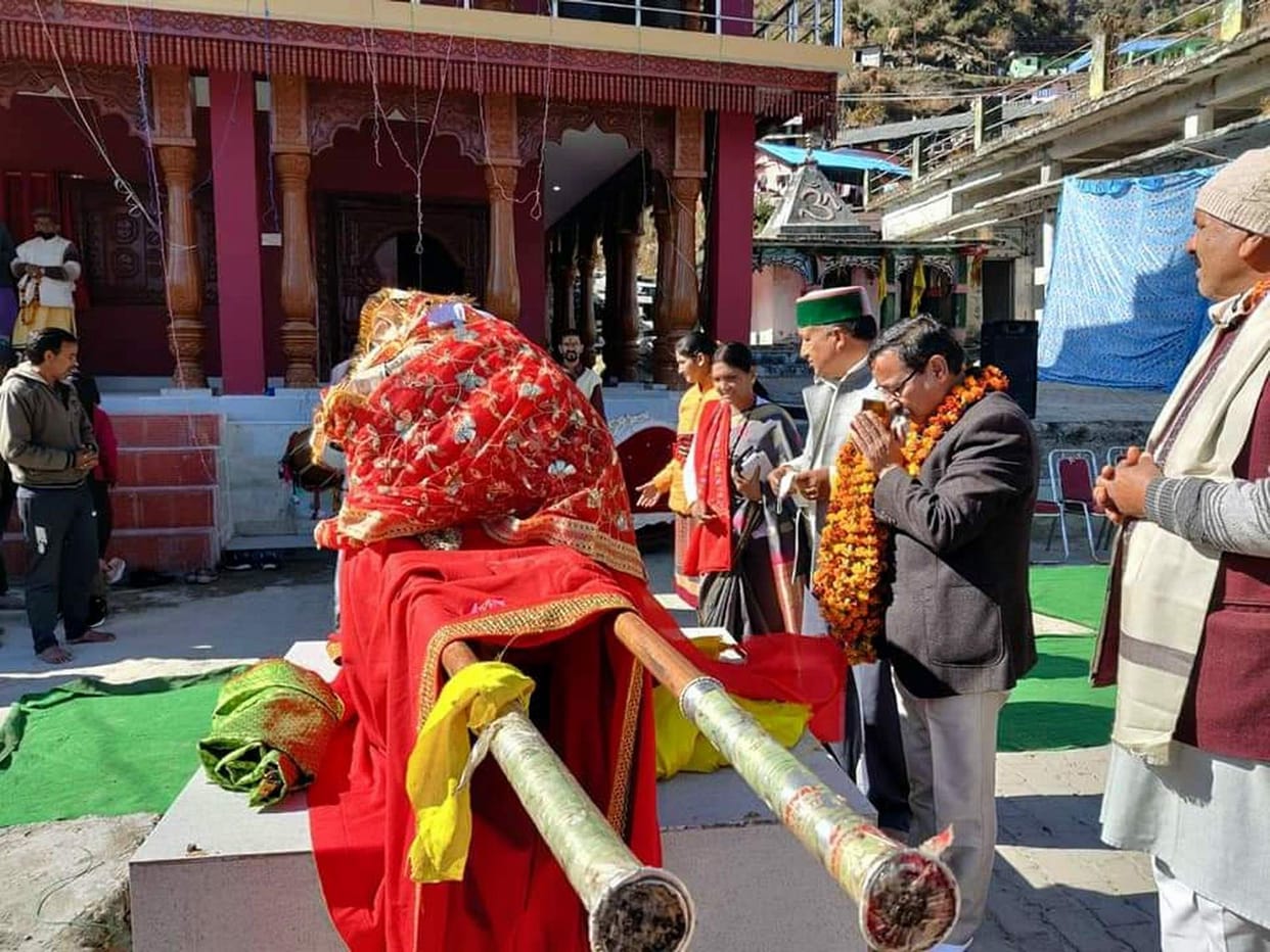 Inauguration of grand temple of Vasuki Nag Devta