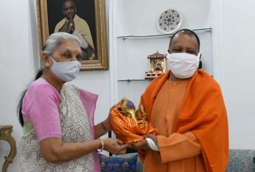 Chief Minister Yogi Adityanath wishes UP governor on her birthday.