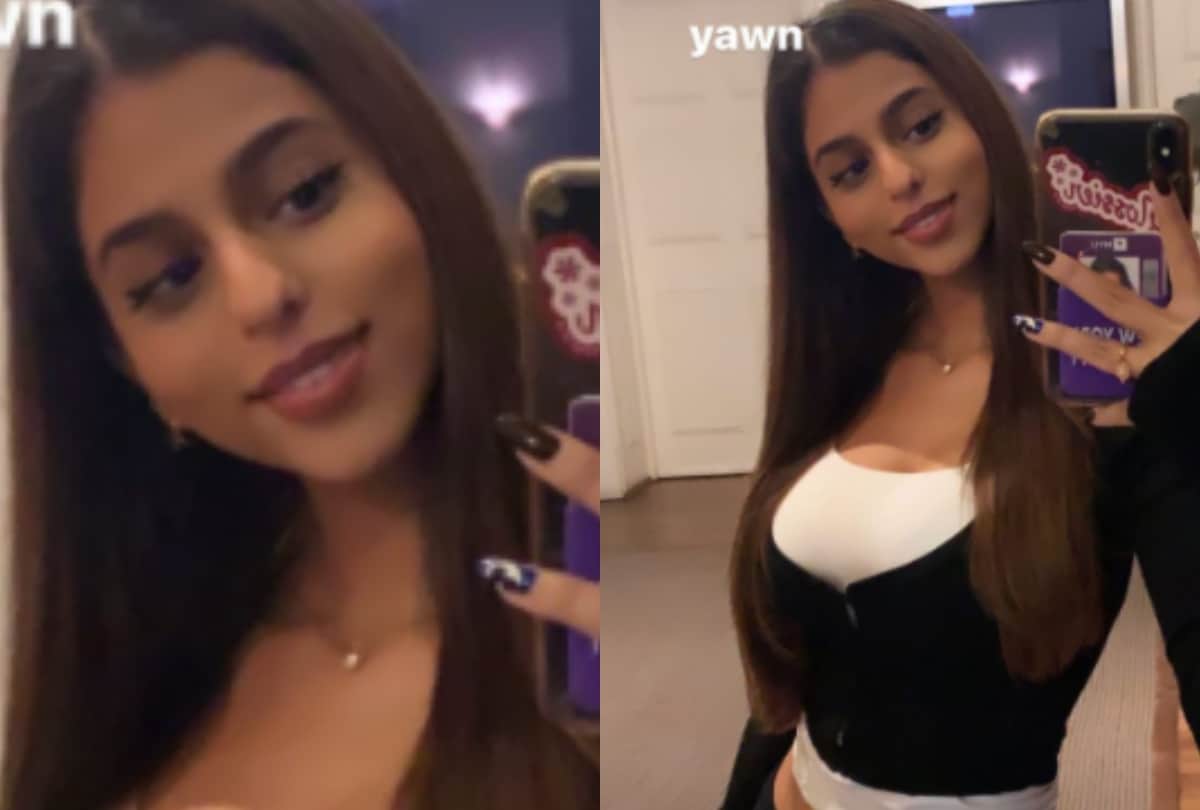 Shah rukh khan daughter suhana khan share mirror selfie