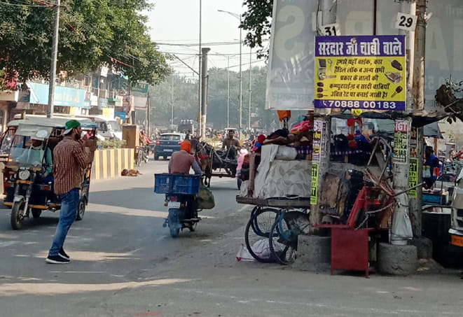Encroachment, trouble under the cover of transformers and poles