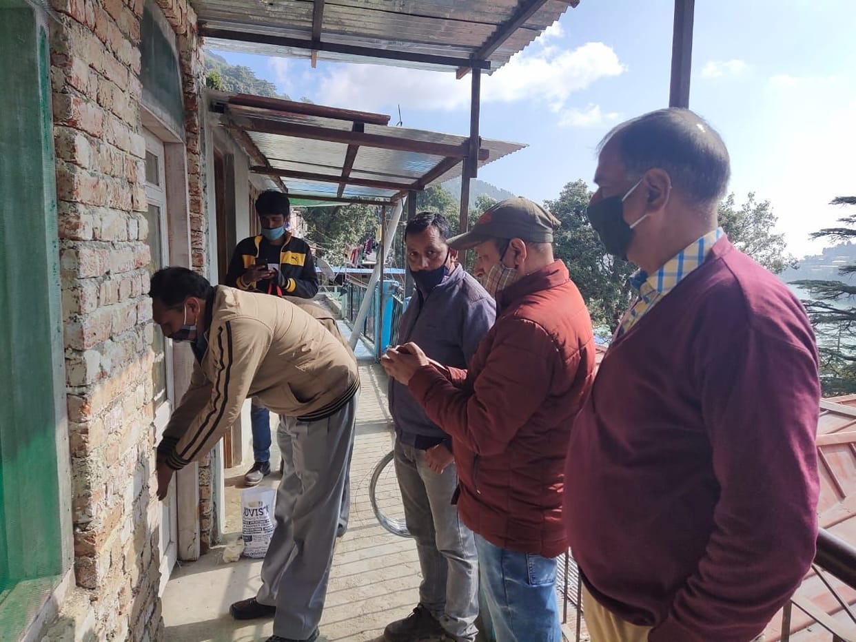 DDA sealed three illegal constructions in Nainital