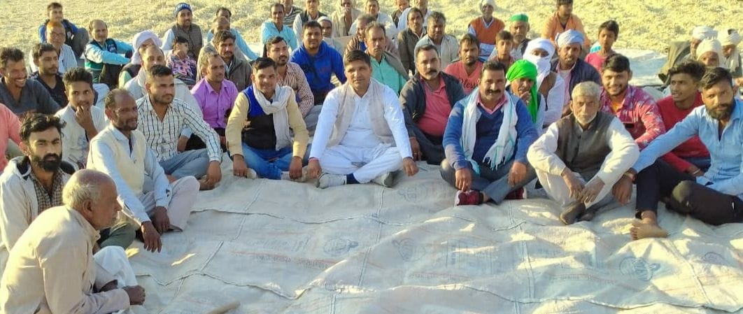 Protest over demand for purchasing center in Pilkhani