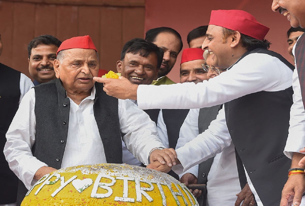 Mulayam Singh yadav Birthday, Mulayam Singh yadav taught the mantra of UP Vijay in front of Yogi, learned Akhilesh on 81st birthday
