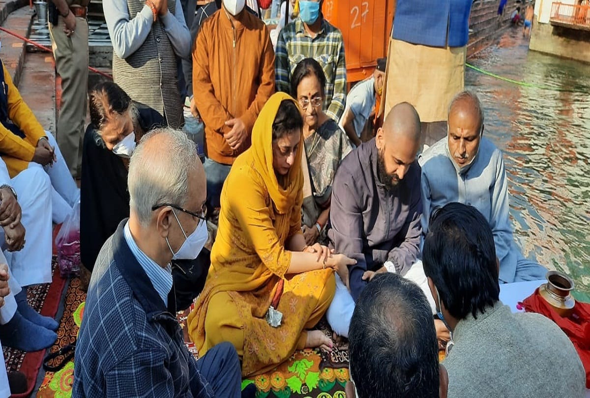MP Reeta Bahuguna Joshi did bone immersion with moist eyes of kiyana
