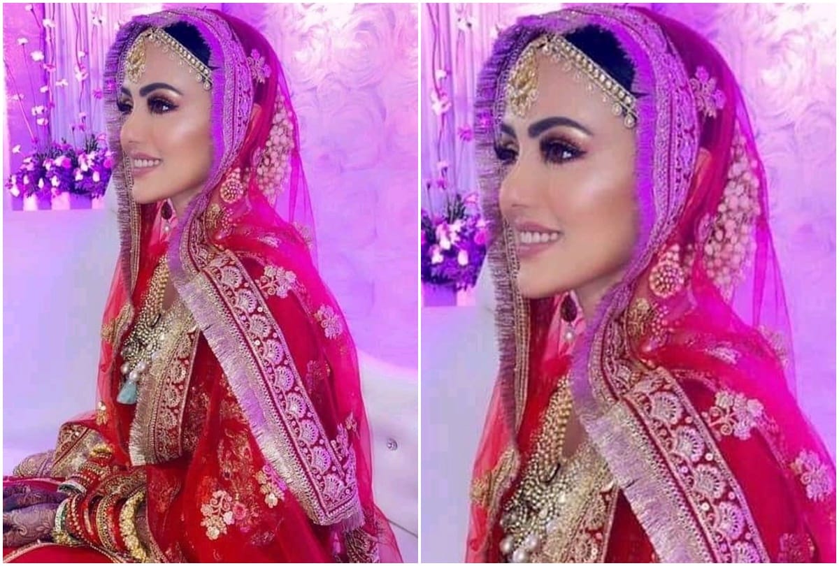 Sana Khan Shares Her Bridal Look After Marriage With Maulana Anas Mufti