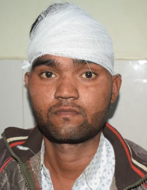 Bike rider injured brother due to tractor collision