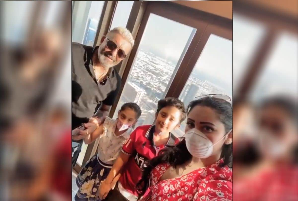 Sanjay dutt wife maanayata dutt shared new video
