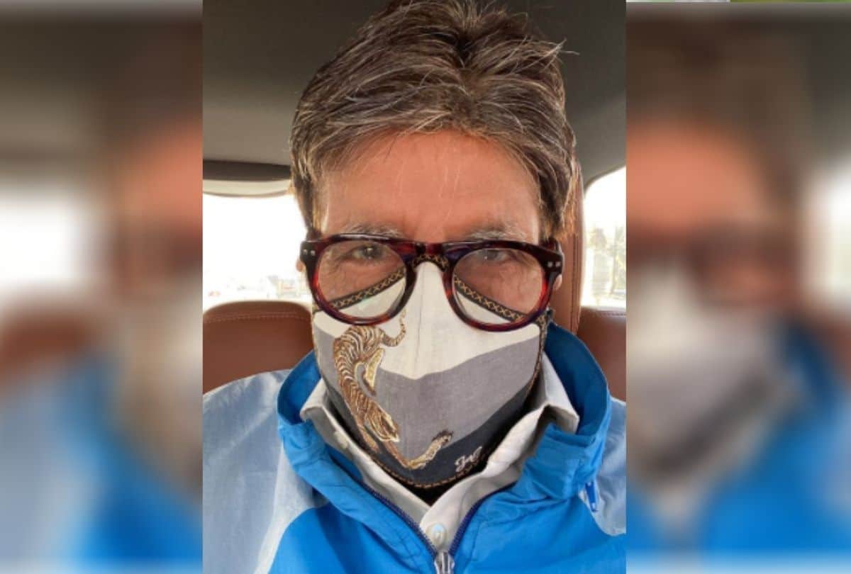 Amitabh bachchan share a selfie and post a corona awareness message