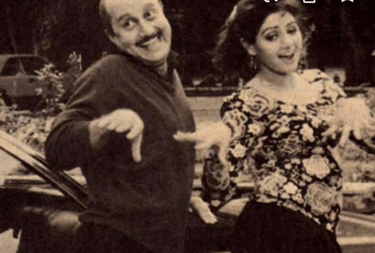 29 Years Of Lamhe Anupam Kher Share Photos With Sridevi and Anil Kapoor