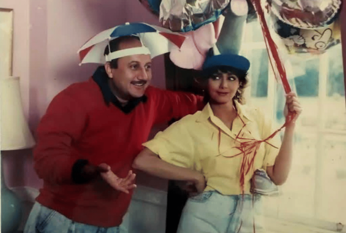 29 Years Of Lamhe Anupam Kher Share Photos With Sridevi and Anil Kapoor