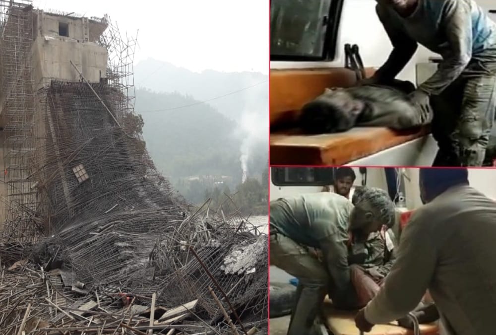 Badrinath Highway Bridge Collapse Latest News: Labourer Done Bridge Construction Without Helmet and Security Belt