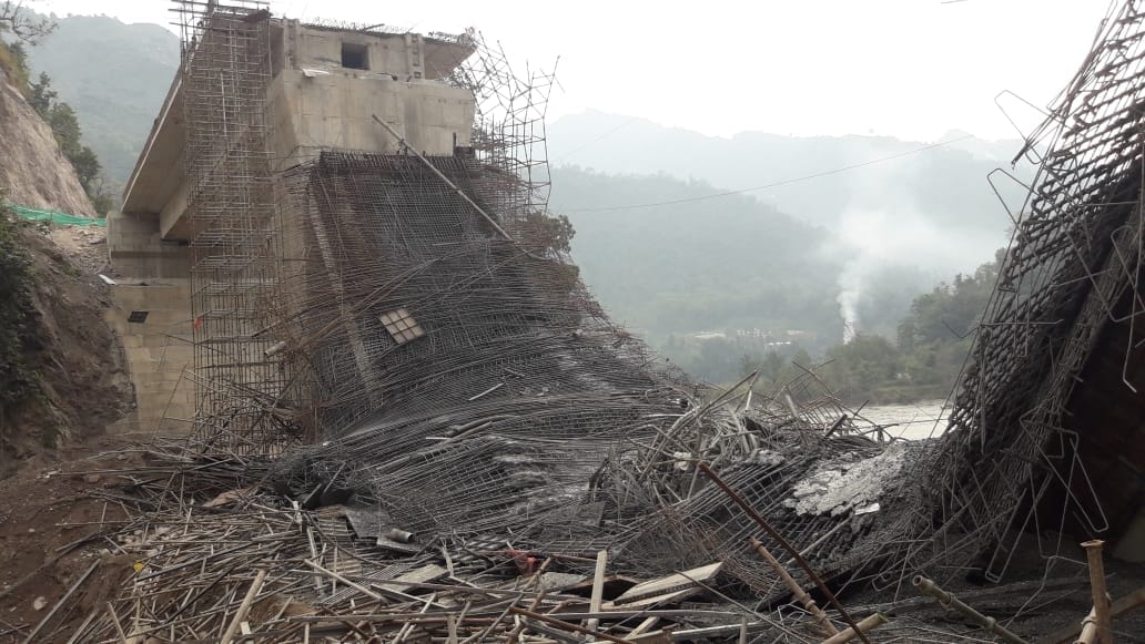 Uttarakhand Latest News: Four Lane under construction Bridge Collapse on Rishikesh Badrinath Highway