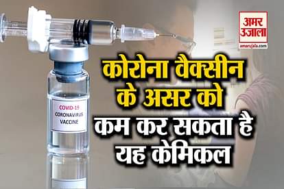 chemical polyfluoroalkyl reaction on coronavirus vaccine according to research