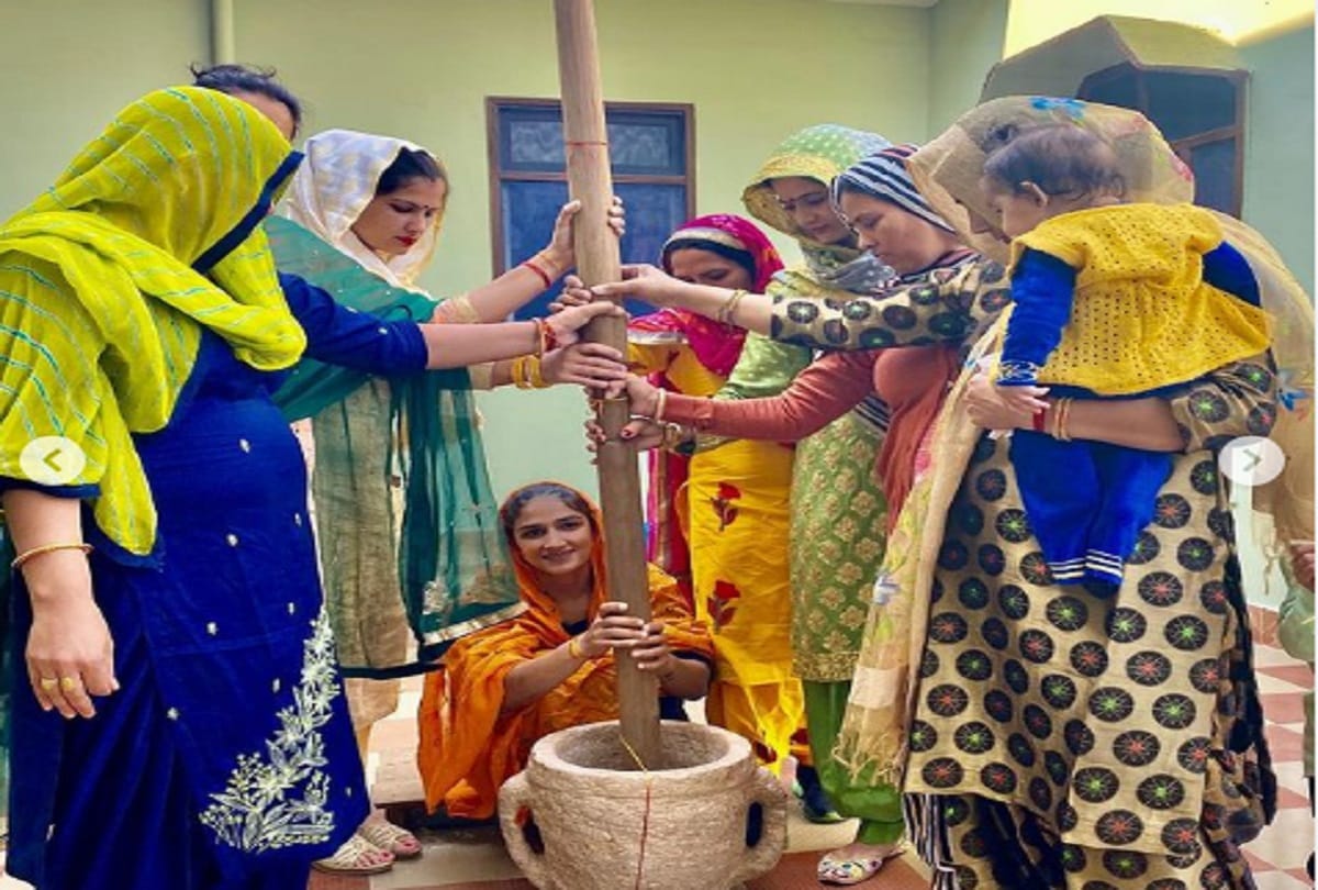 The wedding rituals of Bajrang Punia and Sangeeta Phogat begin, there will be eight rounds in the marriage, one rupee will be received