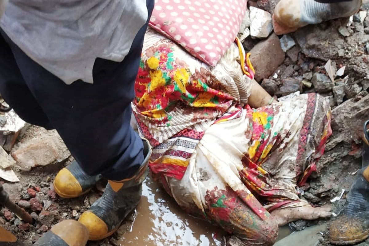 The woman passed away who was rescued from the public toilet in Kurla Mumbai after a portion of it collapsed