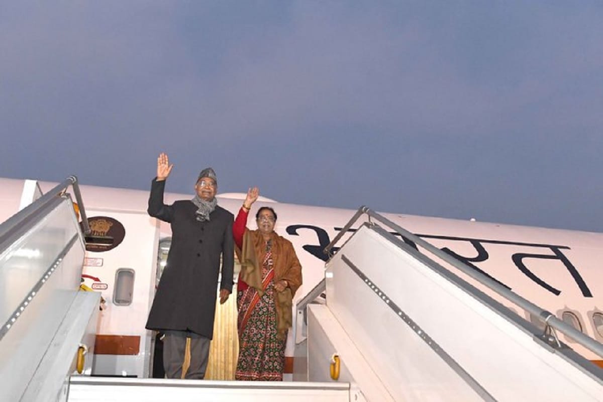 Air India One 777 News: Ram Nath Kovind boards the Air India One- B777 aircraft for inaugural flight to Chennai for visiting Tirupati
