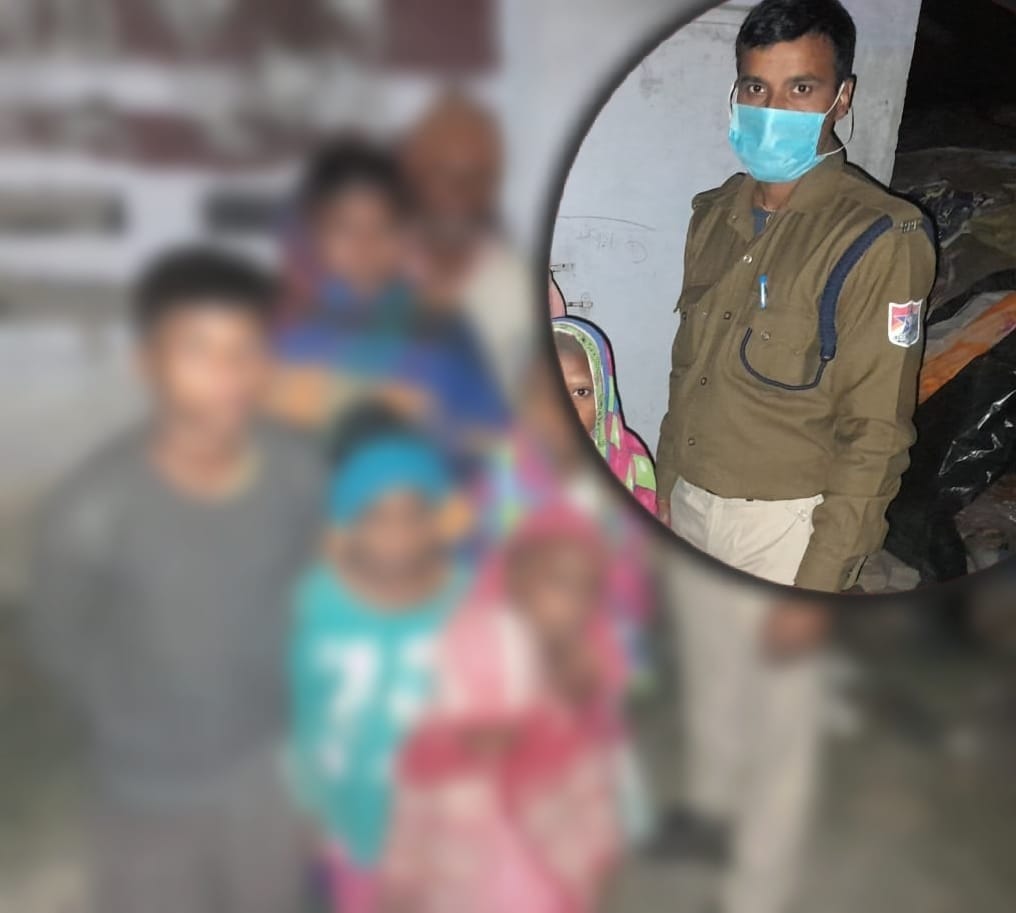Seven lives were saved on the railway track