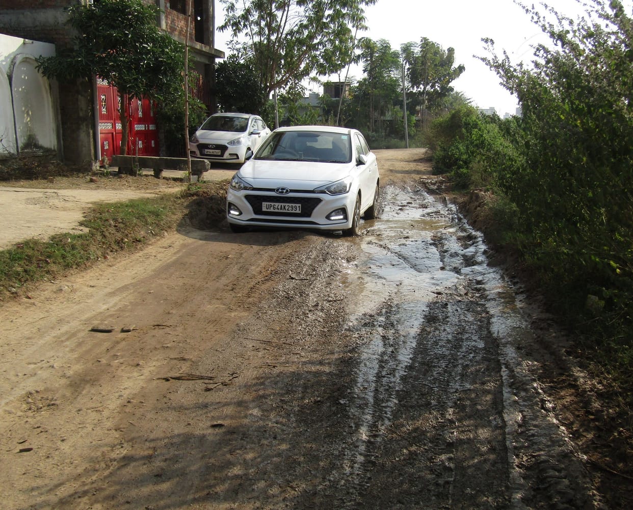 Safe journey on pitched roads is difficult, accidents happen