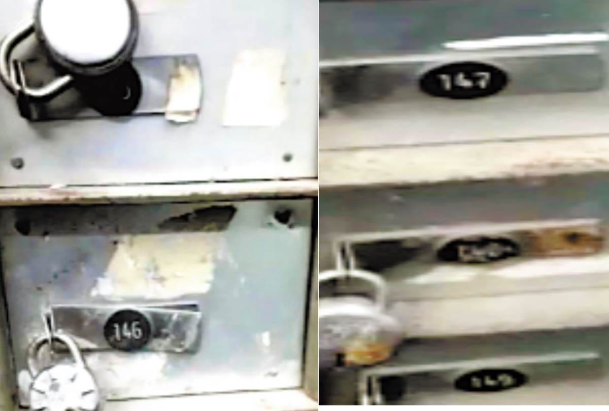 one crore jewellery missing from locker of bank of baroda  in lucknow