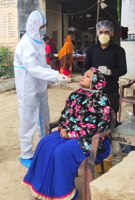 1412 suspected people tested covid, 5 shortout positive
