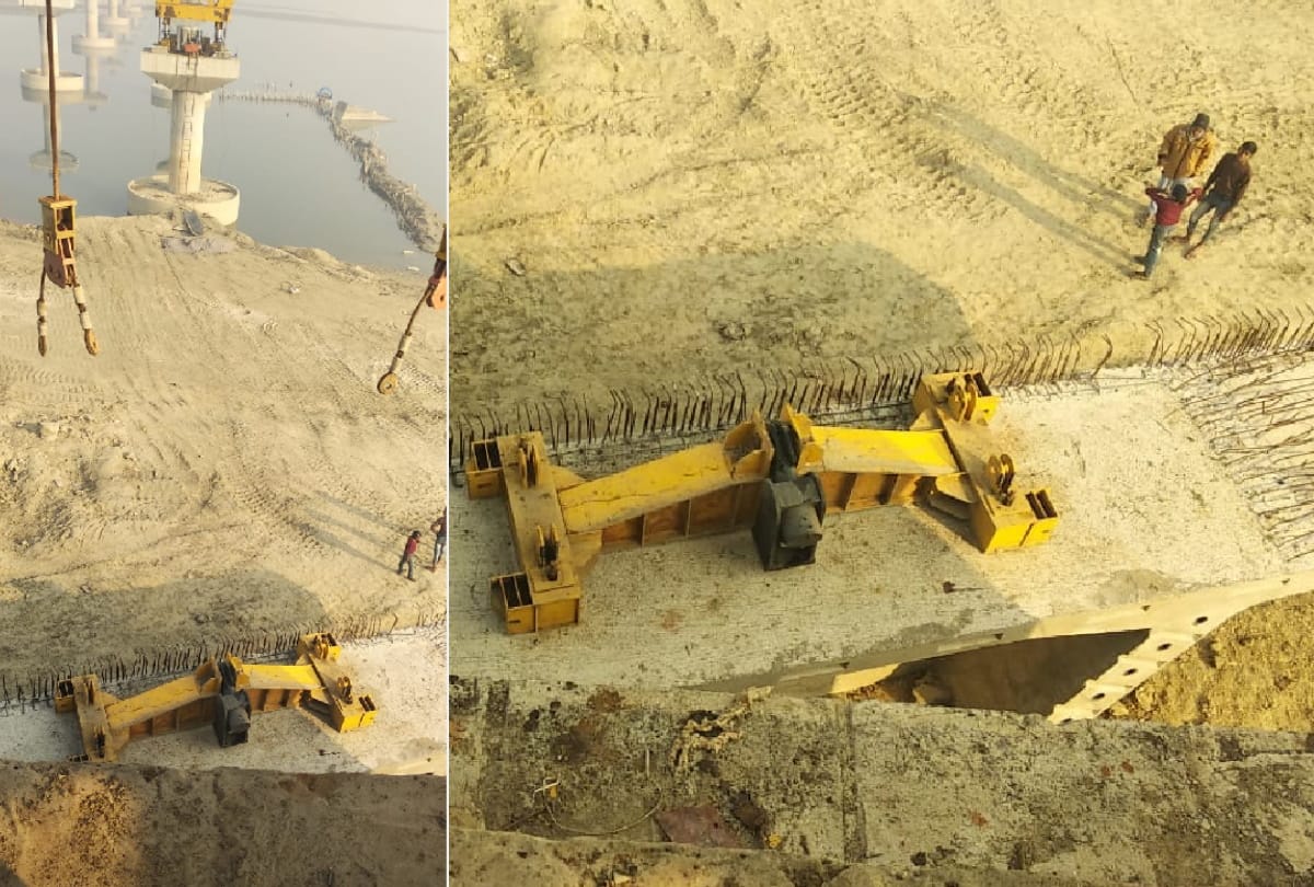 Slab of bridge under construction on Gorakhpur-Varanasi national highway collapses