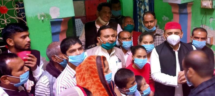 bhaajapa ne roka pradesh va kannauj ka vikaas: akhileesh