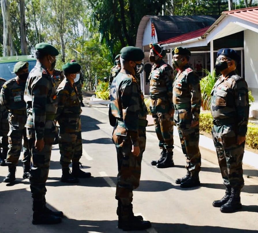 Army Chief General MM Narwane took stock of the operational preparations of the army on the borders of the Northeast