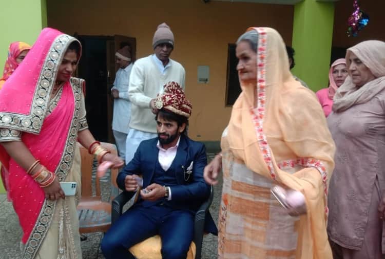 Wrestler Bajrang Punia and Sangeeta Phogat Wedding Today