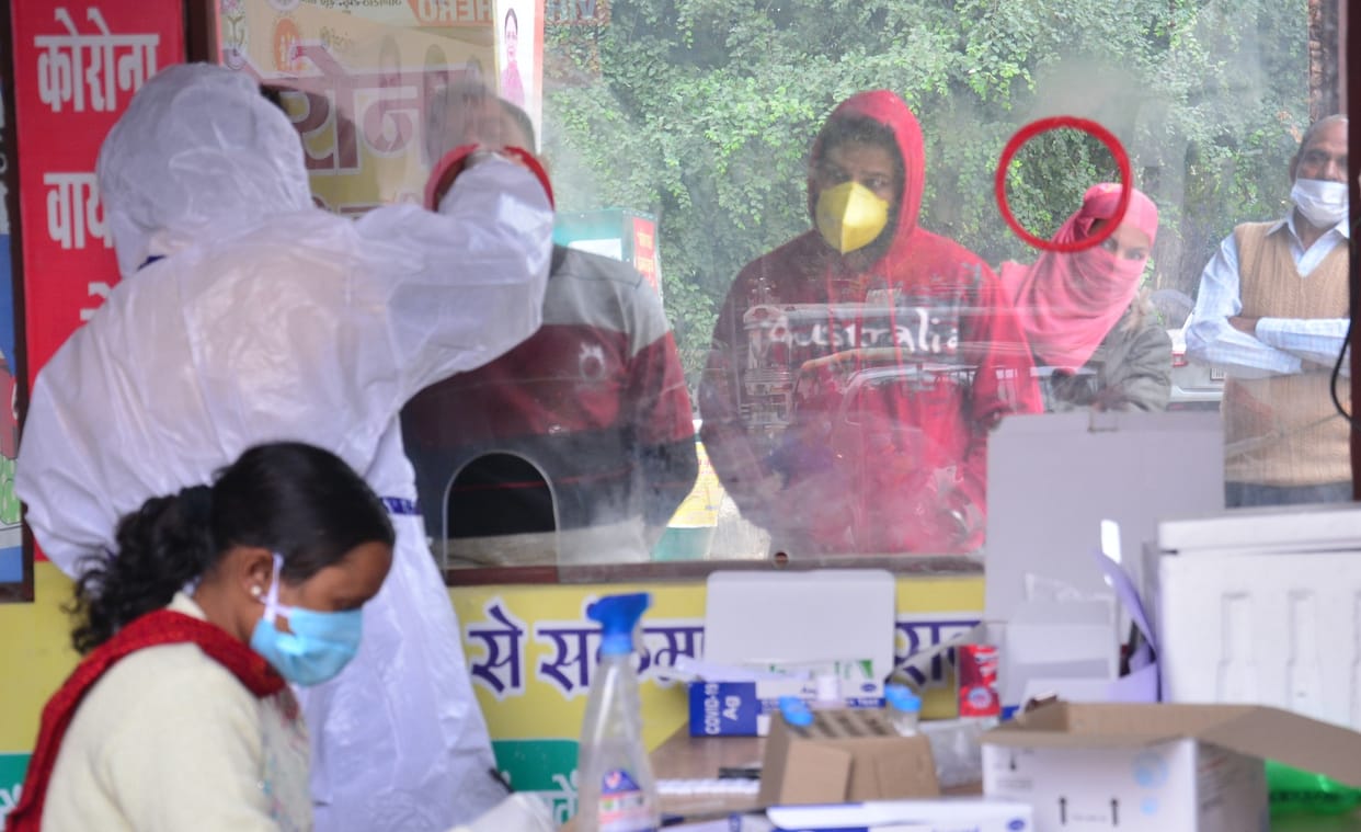 39 most corona infected in the city