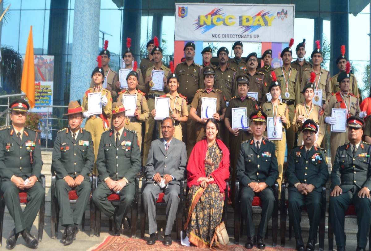 NCC diwas celebration in  BBAU
