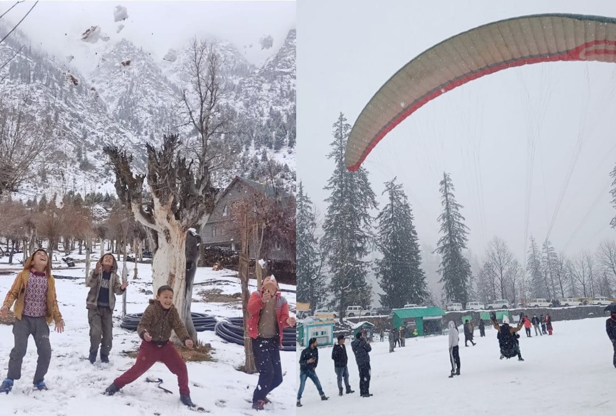 cold waves in himachal pradesh after heavy snowfall in lahaul spiti  Chamba Jot Kinnaur