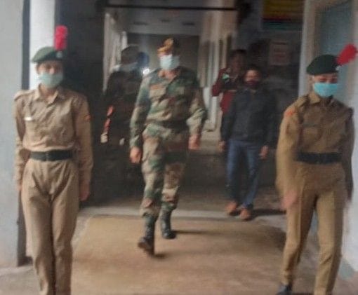 Hathras: Commanding Officer Appointed with NCC Cadets