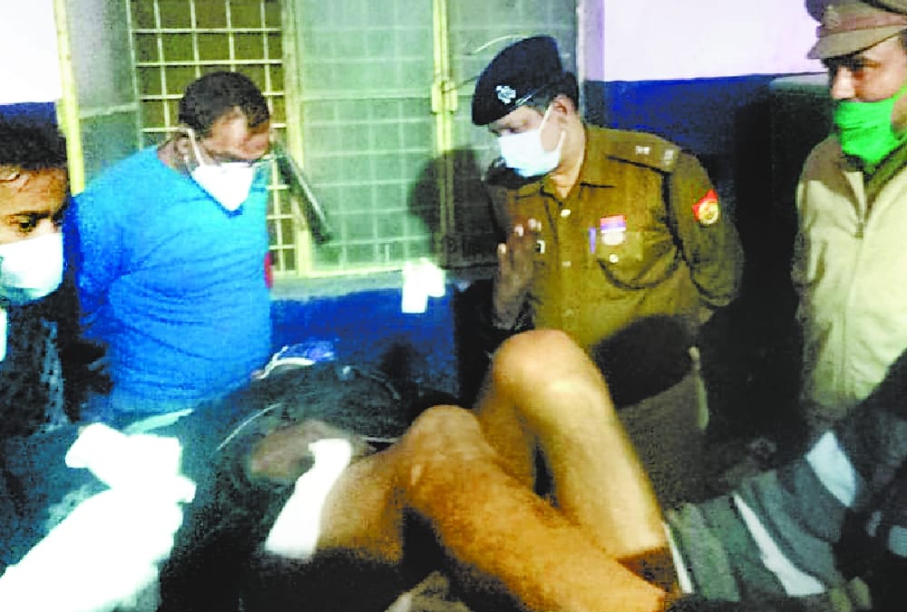 criminal injured in police encounter