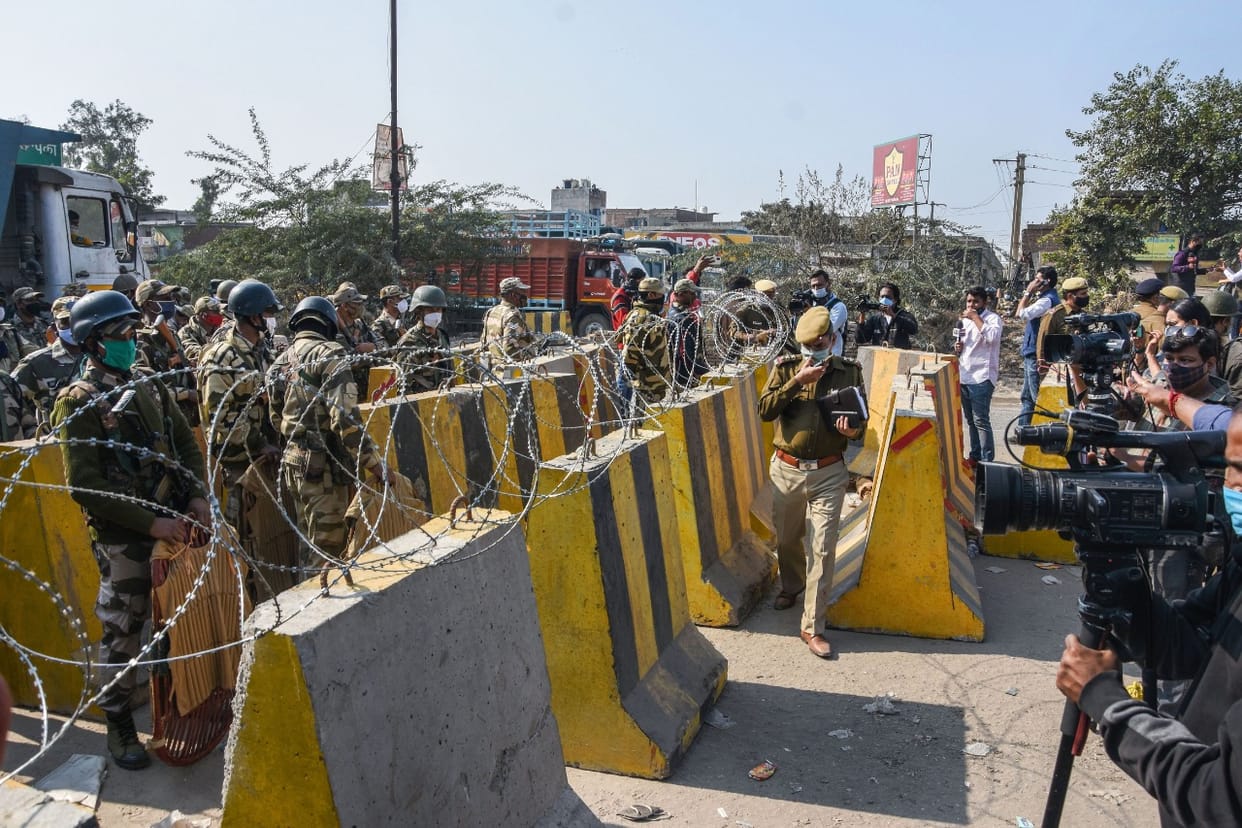 opposition on farmer protest accused modi and bjp government for stopping farmers