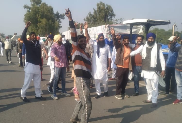 Kisan Andolan Haryana: Farmers has gathered on GT Road in Karnal of Haryana