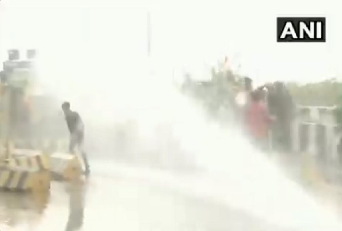 Farmers protest in Ambala and Patiyala to enter Delhi heavy force deployed on Border