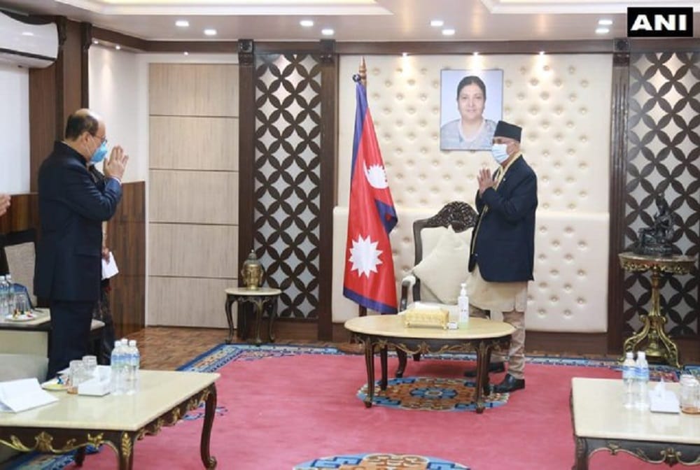 Foreign Secretary Harsh V Shringla arrives in Nepal for a 2-day official visit