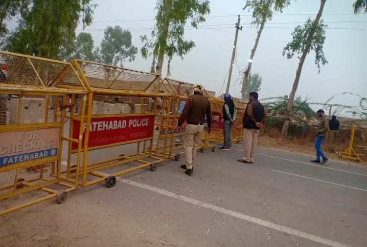 Kisan Andolan News:  Roads are Jam in Haryana and Punjab due to Kisan Andolan